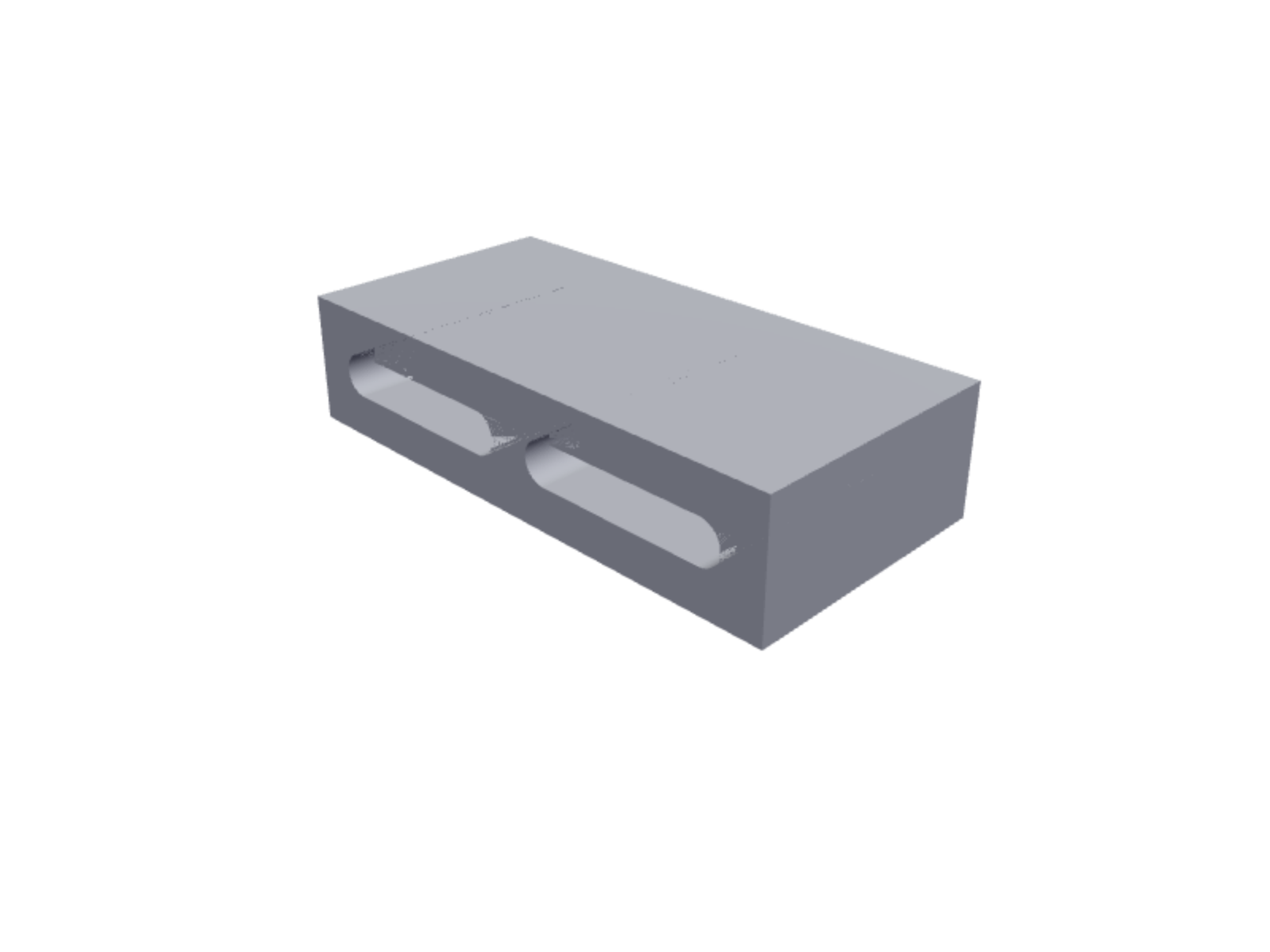 Concrete block 9x39x19